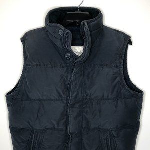 Abercrombie & Fitch Men's Navy Heavy Duty Vest
